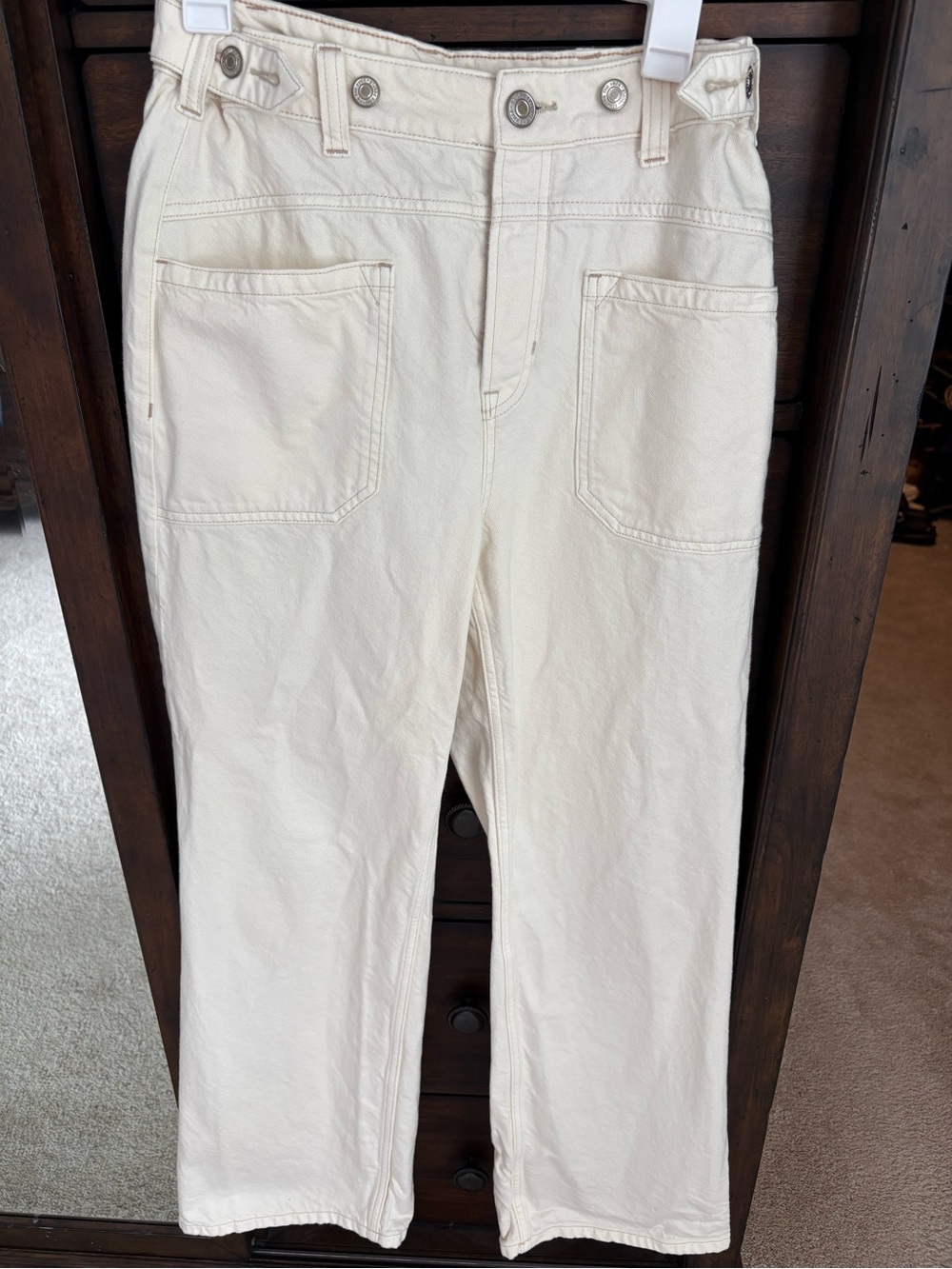 We The Free Off-White High-Rise Jeans - Picture 4 of 5